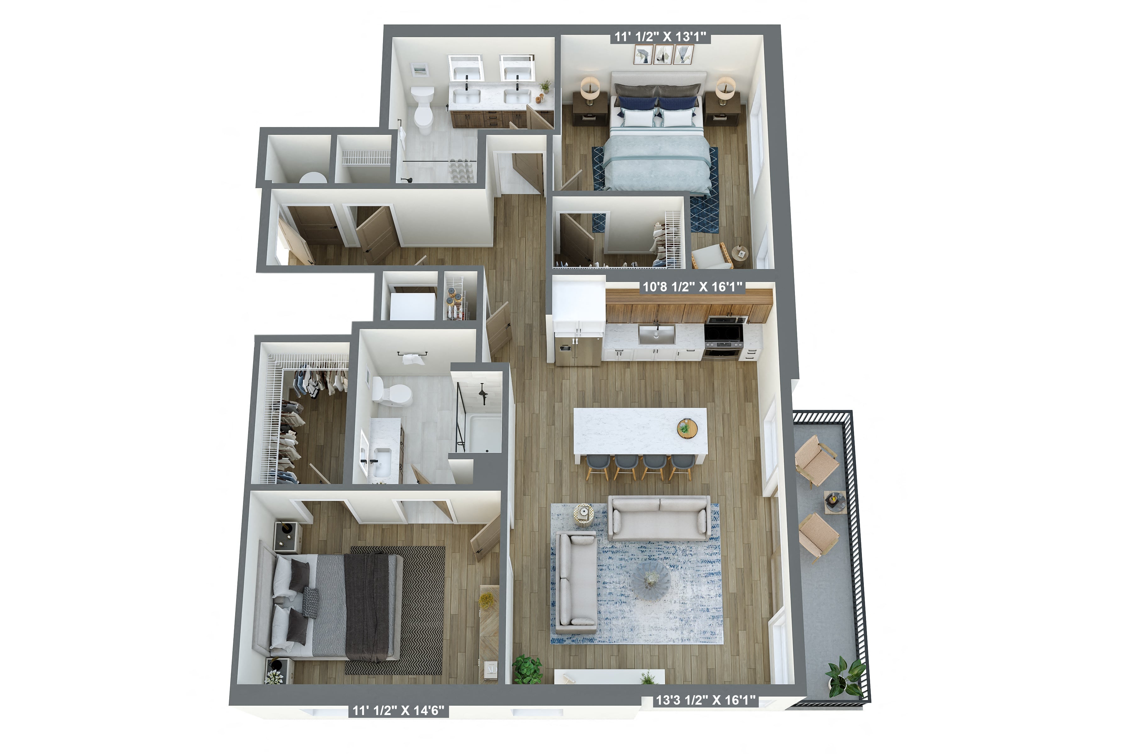 Floor plan layout diagram for B8